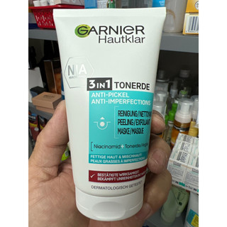 Sữa rửa mặt Garnier 3in1 màu trắng 150ml hàng đức
