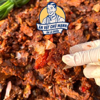 Khô Bò Vụn Cháy Tỏi - Ăn Vặt Chú Mạnh
