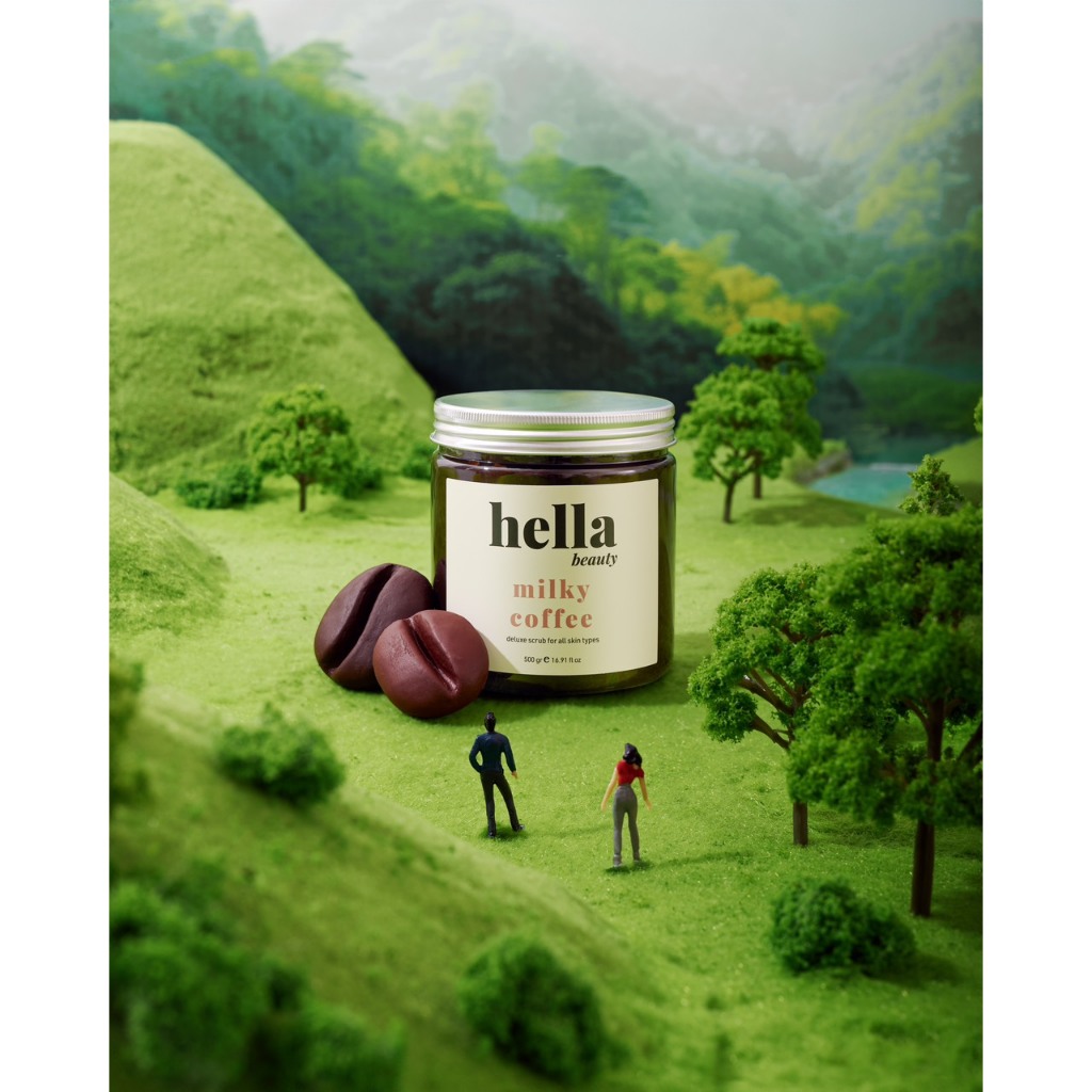 Bộ 2 tẩy tế bào chết body Hella Beauty giúp làm sạch sâu hỗ trợ dưỡng sáng da | BigBuy360 - bigbuy360.vn