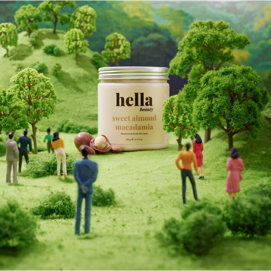 Bộ 2 tẩy tế bào chết body Hella Beauty giúp làm sạch sâu hỗ trợ dưỡng sáng da | BigBuy360 - bigbuy360.vn