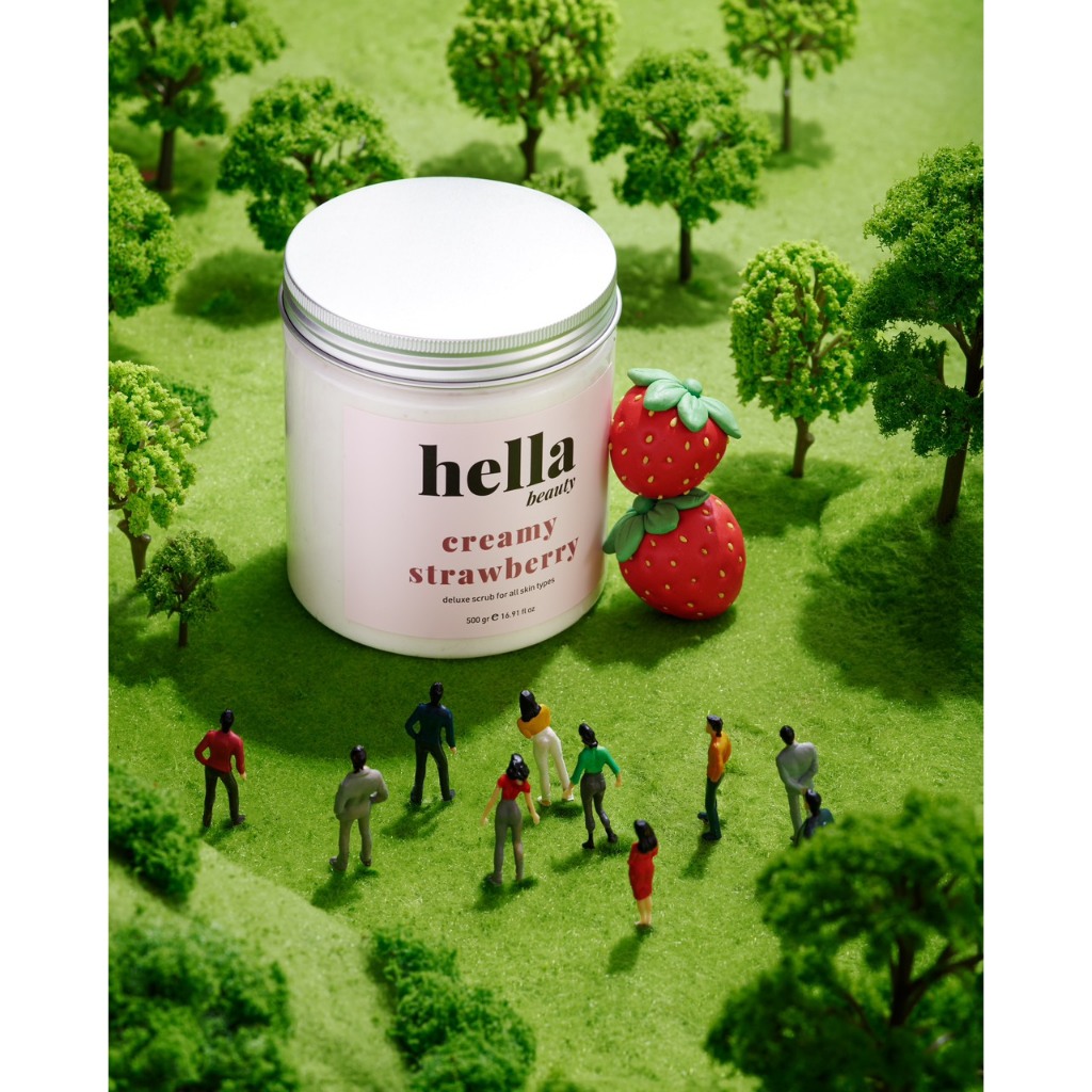 Bộ 2 tẩy tế bào chết body Hella Beauty giúp làm sạch sâu hỗ trợ dưỡng sáng da | BigBuy360 - bigbuy360.vn