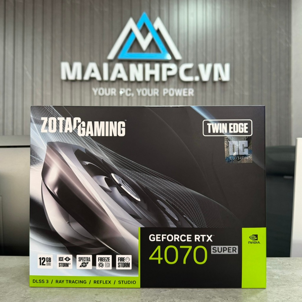 VGA Zotac Gaming GeForce RTX 4070 Super Twin Edge OC 12GB GDDR6X | BigBuy360 - bigbuy360.vn