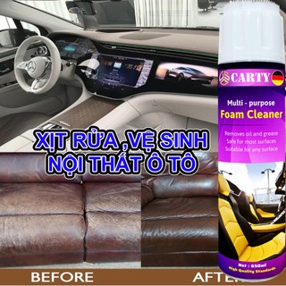 Vệ sinh ghế nỉ - Chai xịt vệ sinh nội thất ôtô - Làm Sạch Ghế Da, sofa da - Tẩy Ghế Sofa Cleaner DSQ-Taobaovdcvn