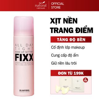 Xịt Nền Trang Điểm So Natural All Day Tight Make Up Setting Fixx 35ml & 75ml