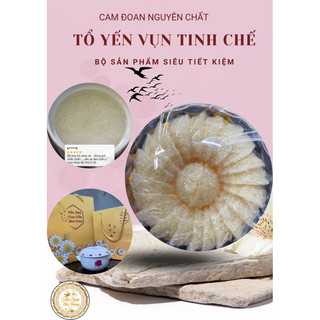 yến sào nha trang CAM ĐOAN NGUYÊN CHẤT_100gr yến vụn 20 tổ tặng thố