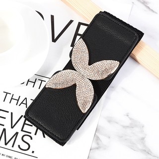 Đai váy, đai đầm, đai áo sơ mi, jumpsuit, thắt lưng bản rộng, chất liệu co giãn, móc khóa kim loại họa tiết chữ X W84