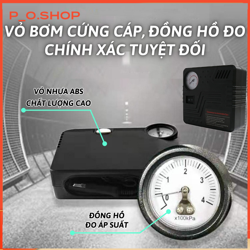 【🔥Rẻ】Máy Bơm Lốp Xe Ô Tô Siêu Mạnh Nội Địa Nhật Bản, Xe Máy Xe Đạp Xe Hơi Từ 4-16 Chỗ, Điện Áp 12v