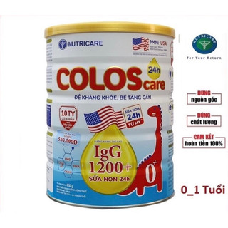 Sữa Coloscare 0+ 1+ 2+ 800g