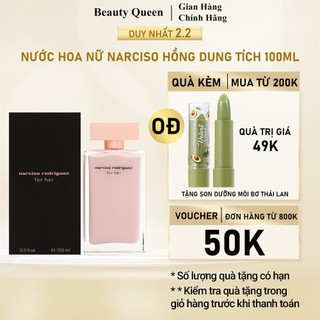 Nước hoa nữ Narciso hồng dung tích 100ml, nước hoa nữ cực kỳ thơm, quyến rũ - TV35