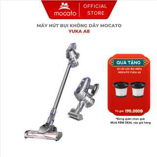 Máy hút bụi cầm tay không dây MOCATO Yuka A8 đa năng gia đình mini pin sạc hút giường đệm nệm sofa xe hơi lực hút mạnh