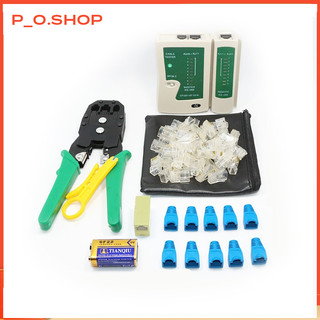 Kìm bấm dây mạng + test mạng + 50 hạt bấm dây mạng