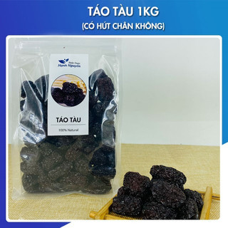 Táo tàu đen 1kg, hàng loại 1, đại táo to, ngọt, dẻo, nhuận tràng, rất tốt cho tim mạch - Thảo Dược Hạnh Nguyên