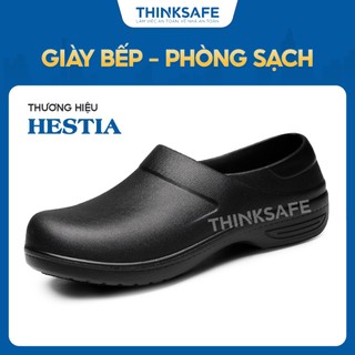 Giày bếp chống trượt Hestia giày bảo hộ siêu nhẹ chống nước dùng cho bệnh viện, khách sạn Giày phòng sạch - THINKSAFE