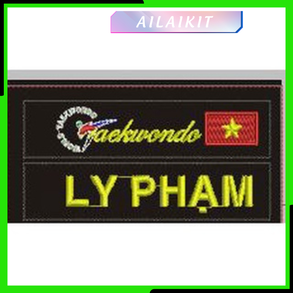 Theo ý Khách Ailaikit Hàng Lưu Niệm  Móc Khóa Thêu Xinh Võ Thuật