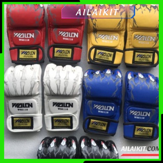 {Găng Đấm Walon Hở Ngón MMA }/ Găng Boxing Muay Thái Găng Đấm  Ailaikit