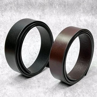 Dây nịt nam cao cấp da bò nhập khẩu bản 3.7cm Dây da thay thế thắt lưng nam không mặt khóa hai màu đen nâu sang trọng