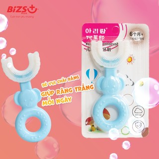 Bàn Chải Đánh cho BÉ Bizs+ Răng Sữa U Shape ZTBRSUA03 Thiết Kế Chữ U Độc Đáo, An Toàn, Giúp trẻ em Làm Sạch Răng Cùng Lú