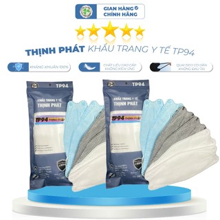 300 chiếc khẩu trang KF94 Thịnh Phát 4 lớp đủ màu kháng khuẩn chống bụi mịn chính hãng