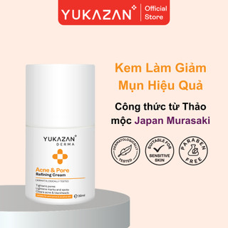 Kem Giảm Mụn, Giảm Viêm Yukazan Refining Cream 30ml - Công Thức Thảo Mộc Japan Murasaki