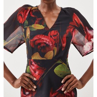 ĐẦM T3D BATWING GEORGETTE FLORAL