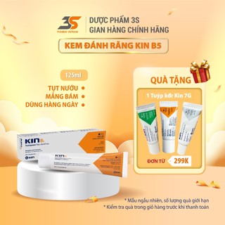 Kem đánh răng kin b5 sạch mảng bám, dùng hàng ngày, 125ml