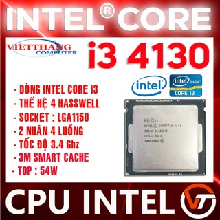 Bộ Vi Xử Lý CPU Core i3 4130 3.4 Ghz Socket 1150 ( Cũ - 2nd )
