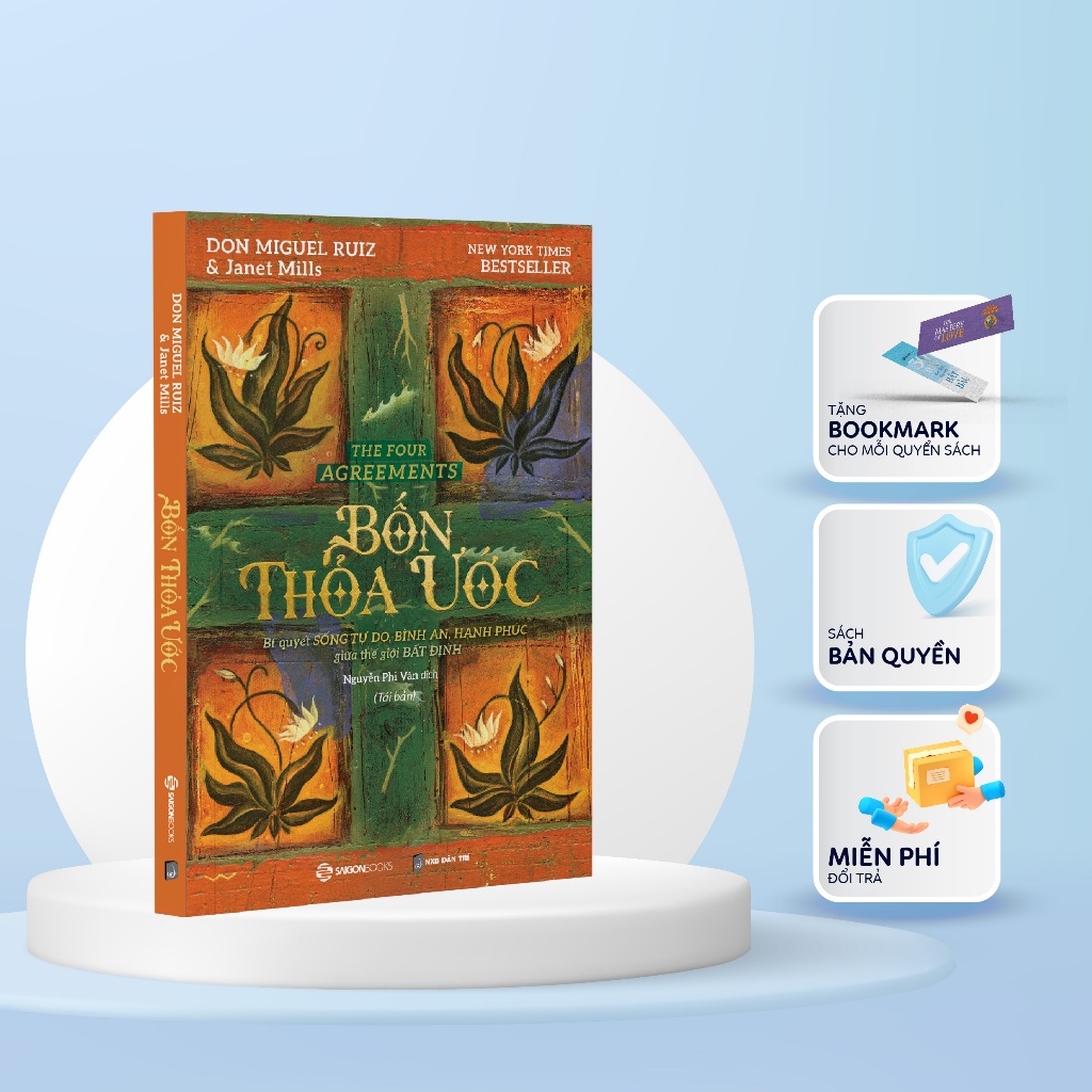 SÁCH - Bốn Thỏa Ước - Tác giả Janet Mills , don Miguel Ruiz