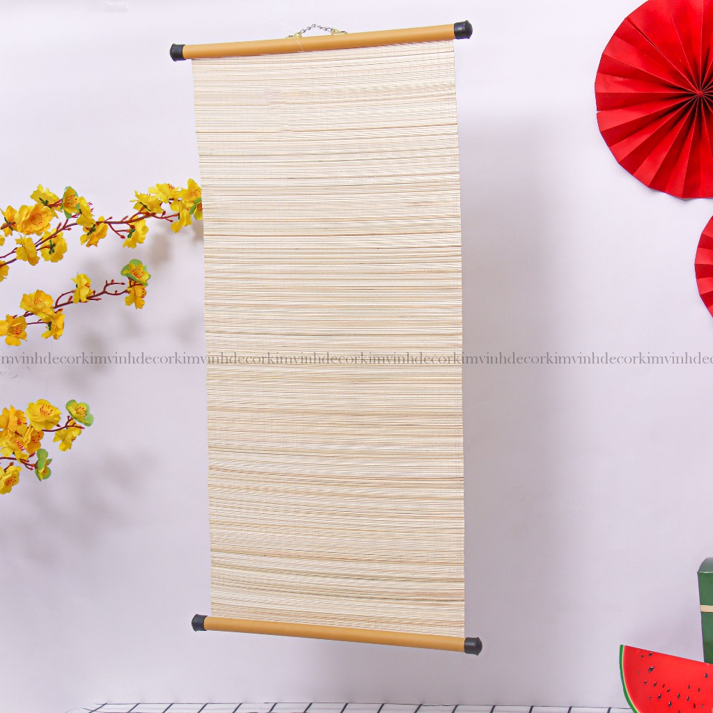 Liễn Tre Tăm Trơn Trang Trí Chúc Xuân Trang Trí Lễ Hội Đón Tết