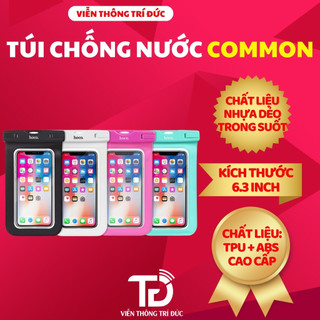 ☔️CAO CẤP☔️ Túi Chống Nước Cho Điện Thoại Chính Hãng Ho.co COMMON Chất Liệu TPU+ABS Chuyên Dụng Đi Mưa-Đi Bơi Độ Sâu 20m