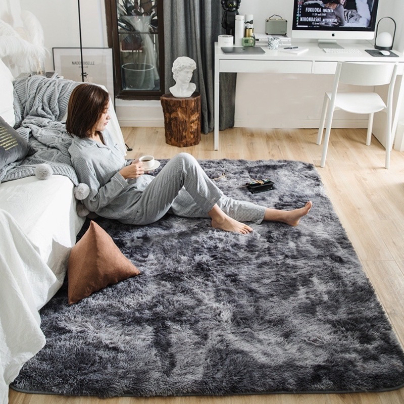 Thảm Lông Trải Sàn Mềm Mịn 1m6x2m