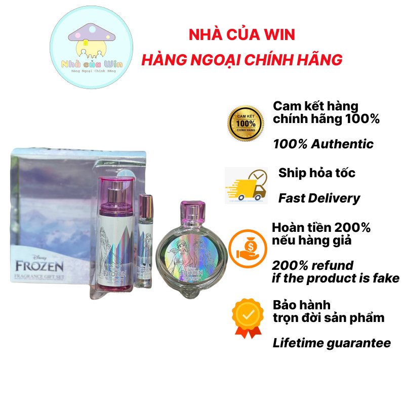 Set nước hoa cho bé gái từ 5 tuổi Disney Frozen
