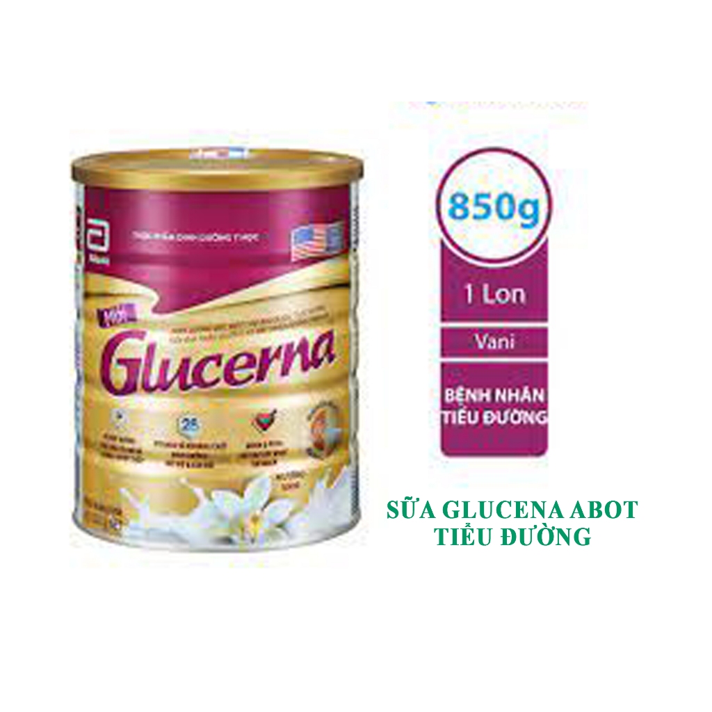 Sữa bột Abbott Glucerna bổ sung vitamin, khoáng chất cho người tiểu đường (850g)