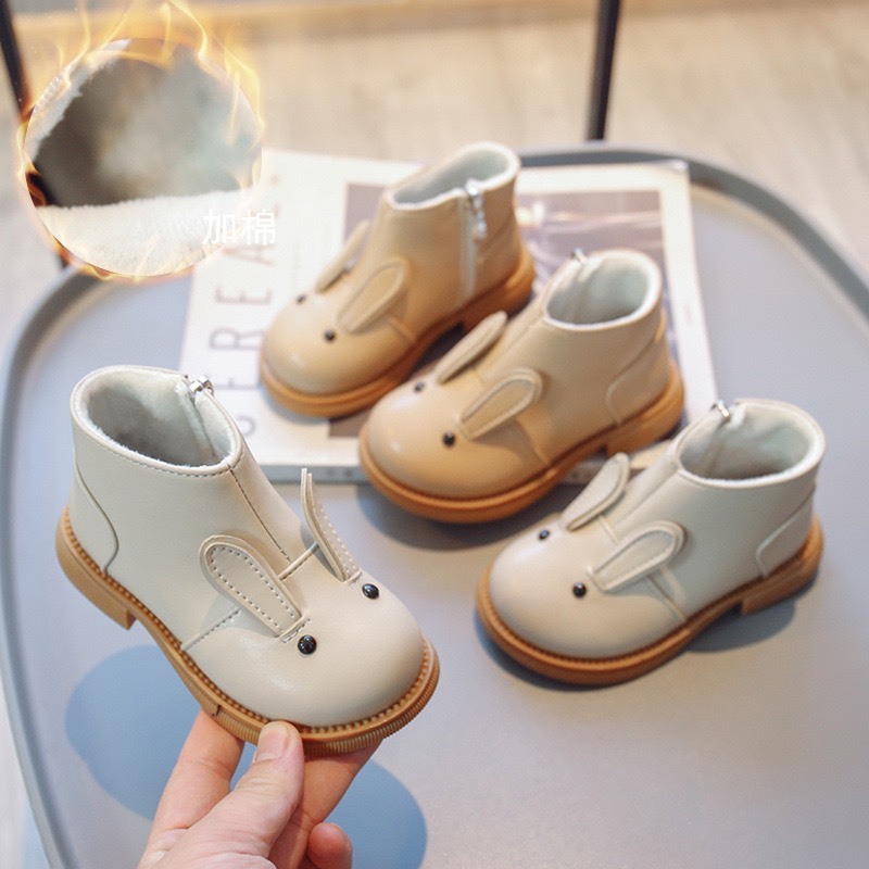 Boot cho bé gái hoạ tiết Thỏ-209 Bế Bế