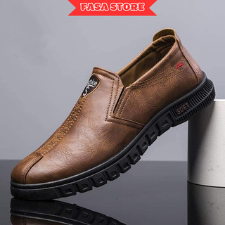 Giày lười nam kiểu dáng thời trang lịch lãm và tinh tế hàng cao cấp 2 màu FASA STORE