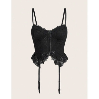Áo hai dây phối ren dáng corset tà cánh tiên siêu hot 🔞