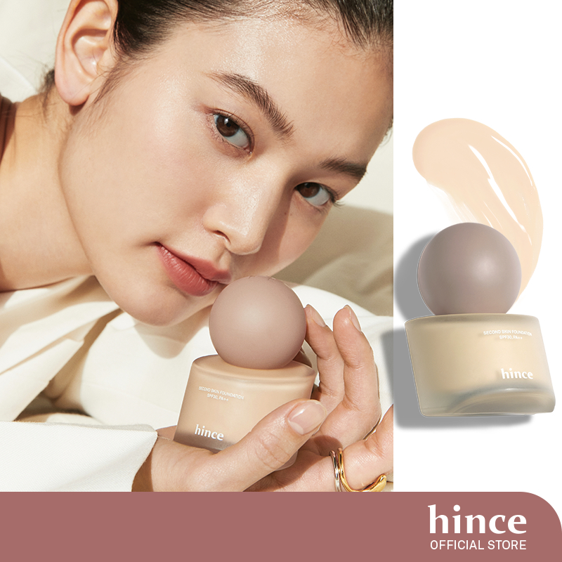 Kem Nền Che Phủ Hoàn Hảo SPF30 PA++ hince Second Skin Foundation 40Ml