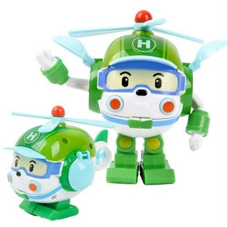 Đồ chơi robocar poli lắp ghép robot biến hình máy bay cứu hộ helly