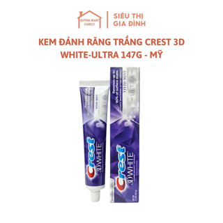 Kem đánh răng trắng crest 3d white-ultra 147g - mỹ