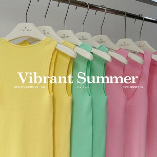 Áo ba lỗ trơn COCOBEBE RAINBOW TOP
