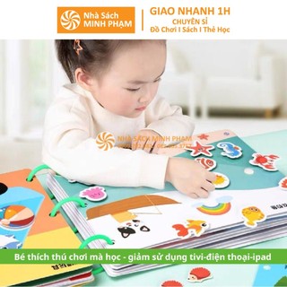 17 Chủ Đề Montessory MINH PHẠM Học Liệu Bóc Dán Thông Minh Tiếng Anh Cho Bé 2-6 Tuổi