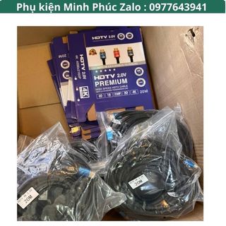 Cáp hdmi 20m lõi đồng hdtv 4k*2k - dây hdmi to hdmi tròn chuẩn full hd 1080p