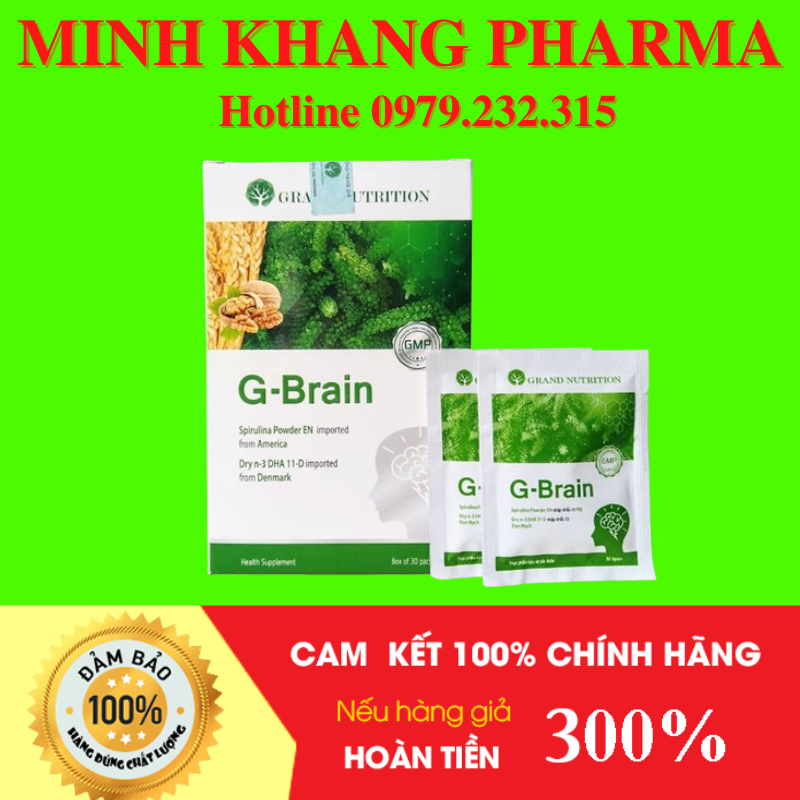 Cốm Trí Não G Brain Cốm Hỗ trợ Phát Triển Trí Não Giúp Bé Thông Minh,Phát Triển Toàn Diện