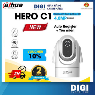 Camera Wifi DAHUA HERO C1 H4C 4MP, H2C 2MP, Xoay 360 Độ, Hàng Rào Ảo, Vẽ Khu Vực Cấm, Auto Register, Phát Hiện Xâm Nhâp