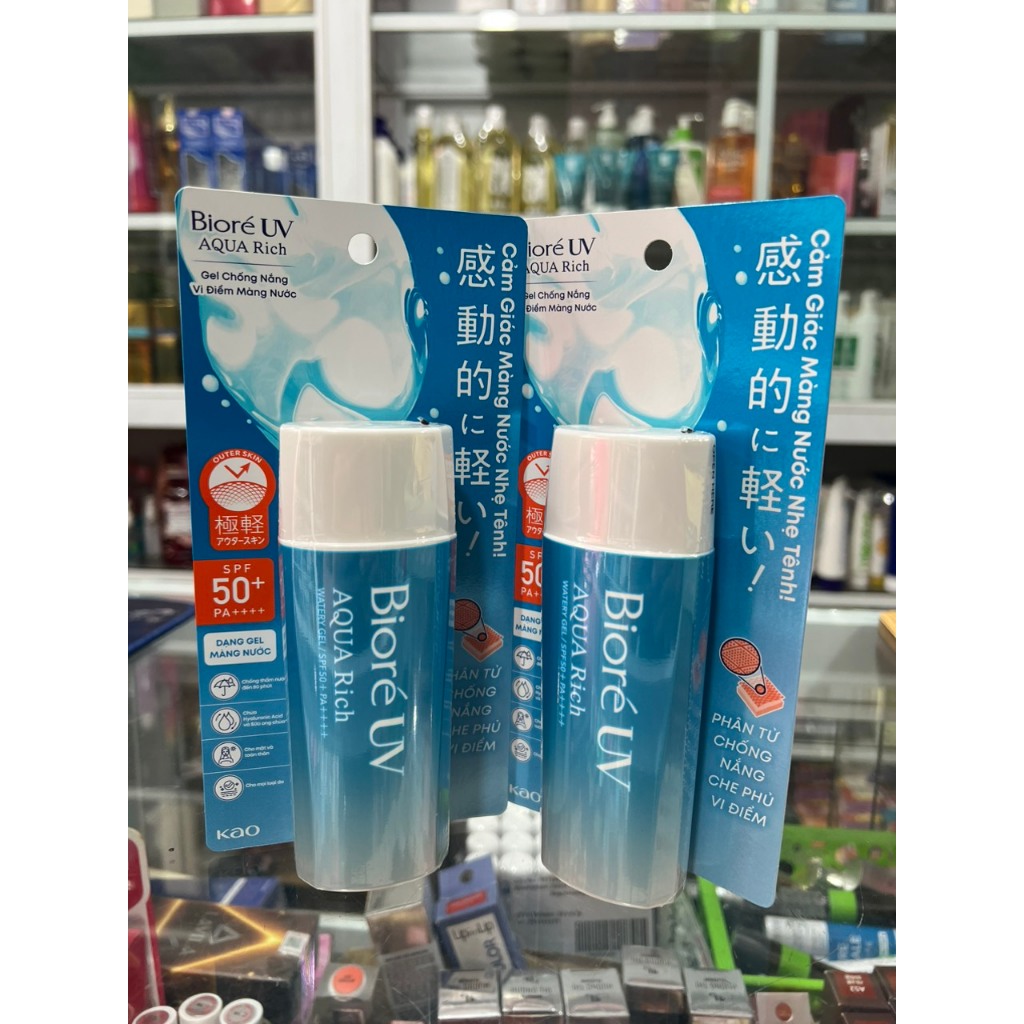 KEM CHỐNG NẮNG BIORE UV AQUA RICH SPF 50+/ PA+ 90ML