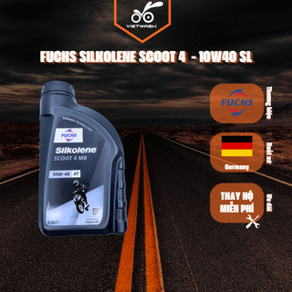 Nhớt xe máy, nhớt xe ga fuchs sikolene scoot 4 10w40 api sl 800ml