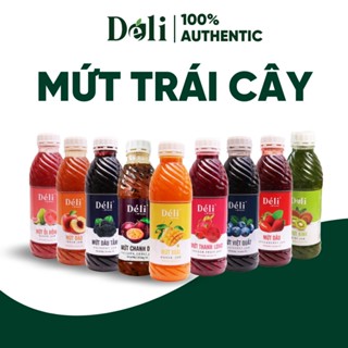 Mứt Déli đủ vị - thịt quả tự nhiên, chuyên dùng pha chế trà trái cây, sinh tố