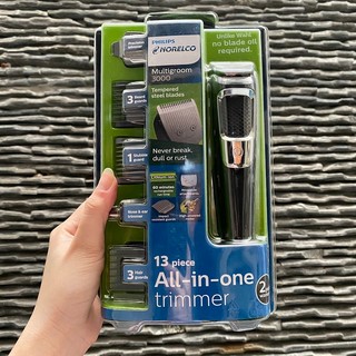 Tông Đơ Philips Norelco Multigroom 3000 MG3750 đa năng cắt tóc cạo râu tỉa râu tỉa lông mũi