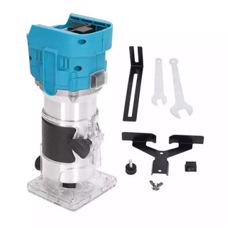 Máy phay gỗ 1/4 không chổi than dùng pin makita 18v