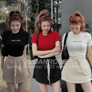 Áo thun nữ,Áo phông nữ chữ MIU phom vừa hàng chất đẹp,xịn