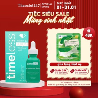Tinh chất serum timeless b5 cấp ẩm, phục hồi da b5 hyaluronic acid 30ml